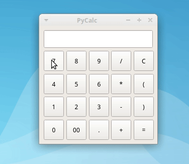 PyCalc, a calculator with Python and PyQt