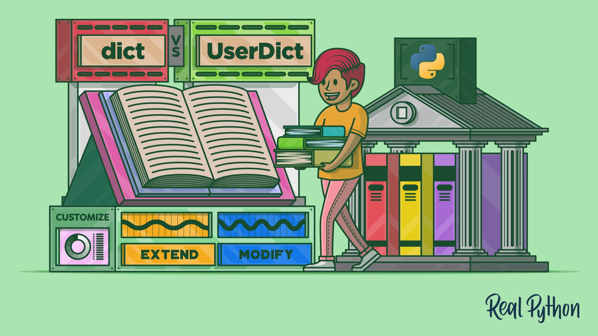 Custom Python Dictionaries: Inheriting From dict vs UserDict
