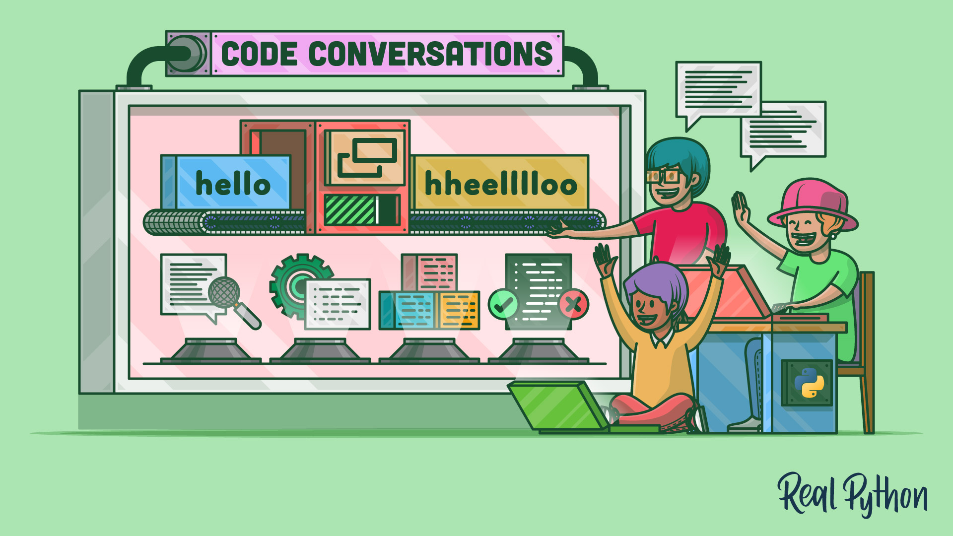 Real Python Code Conversations