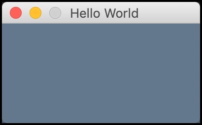 Hello World in PySimpleGUI