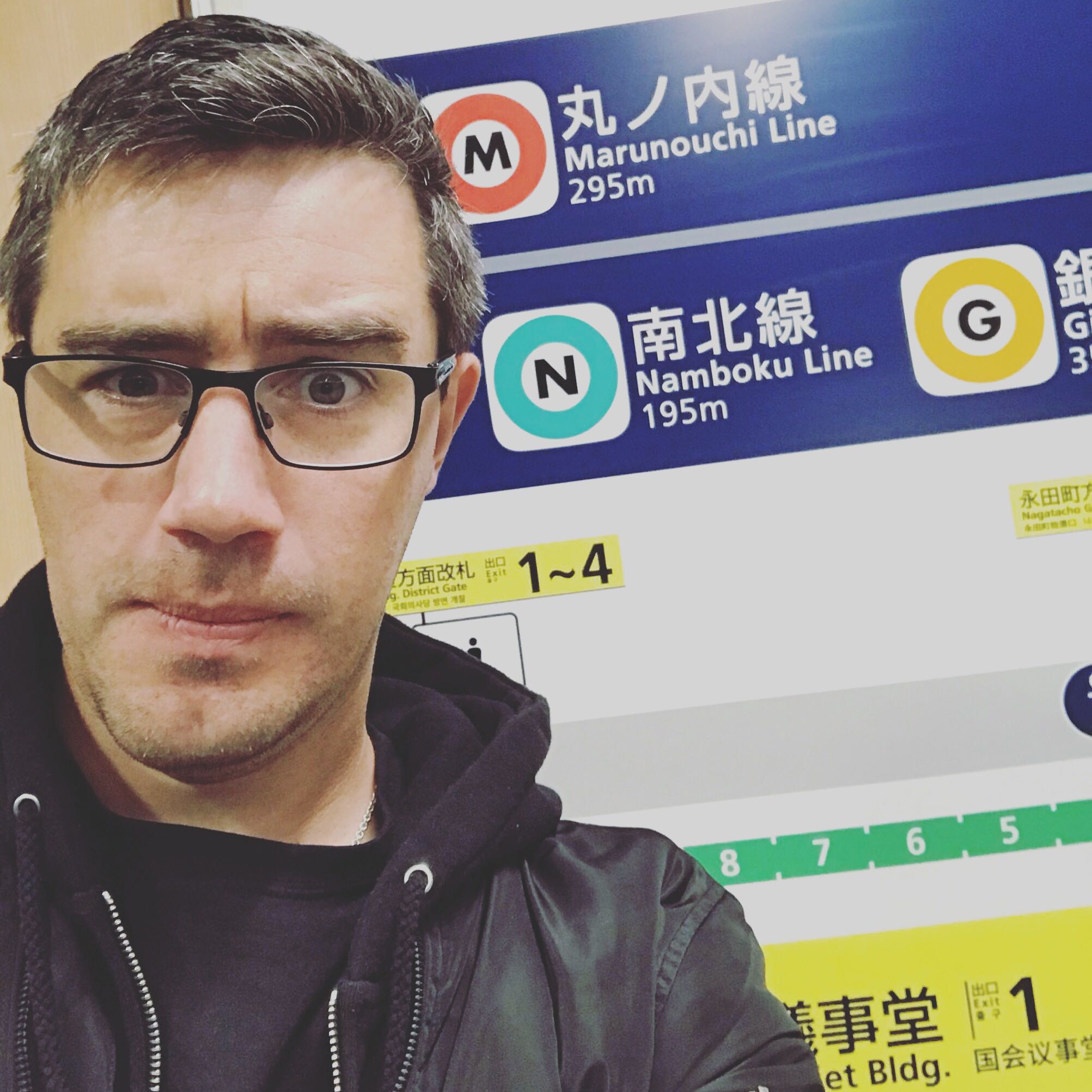 Anthony Shaw on the Tokyo Metro