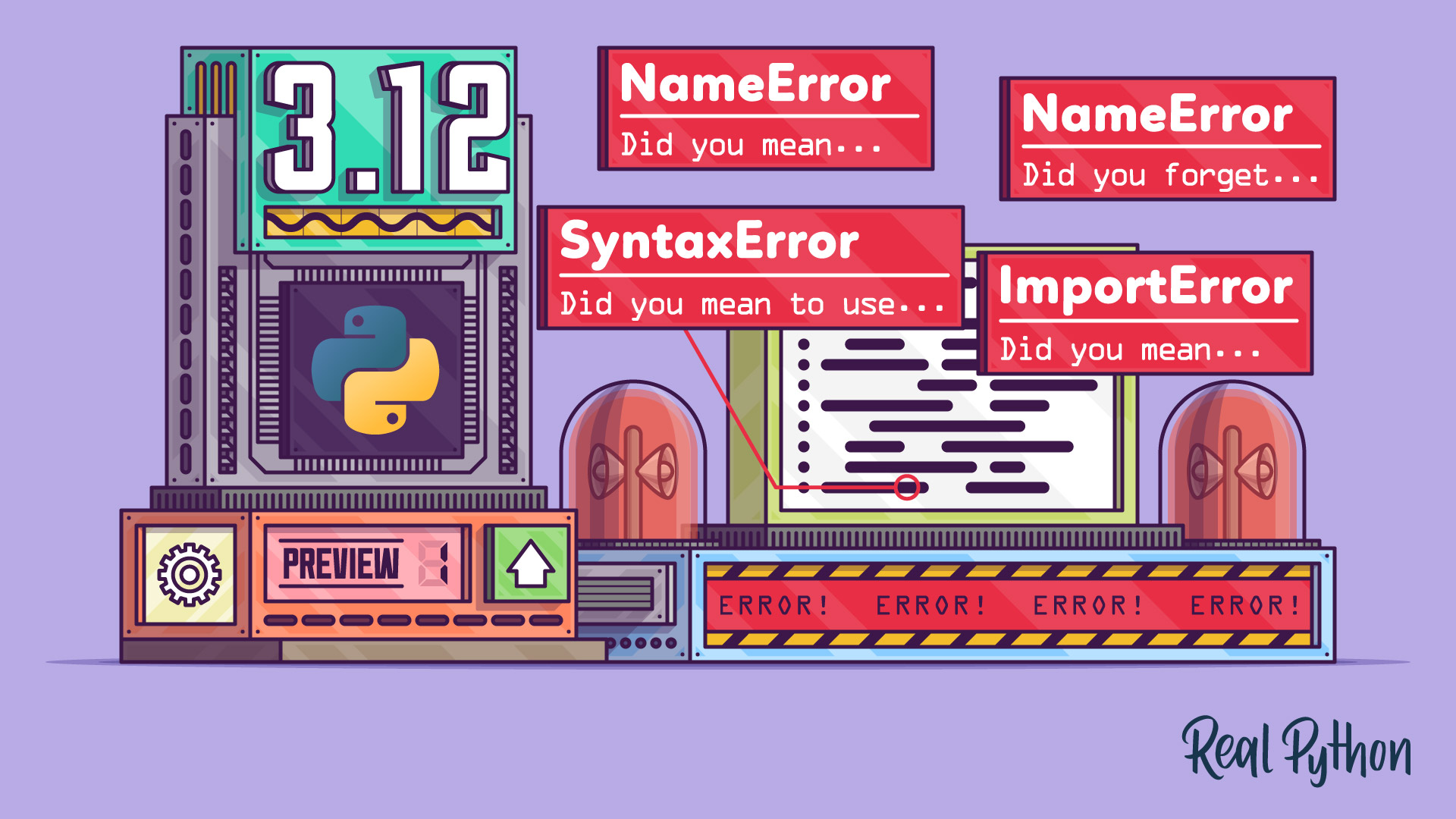 Python 3.12 Preview: Ever Better Error Messages