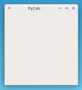 PyCalc's skeleton