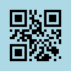 This is an image of a QR Code with a light blue background