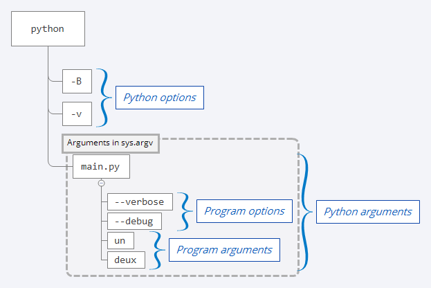 Anatomy of the Python Command Line Arguments