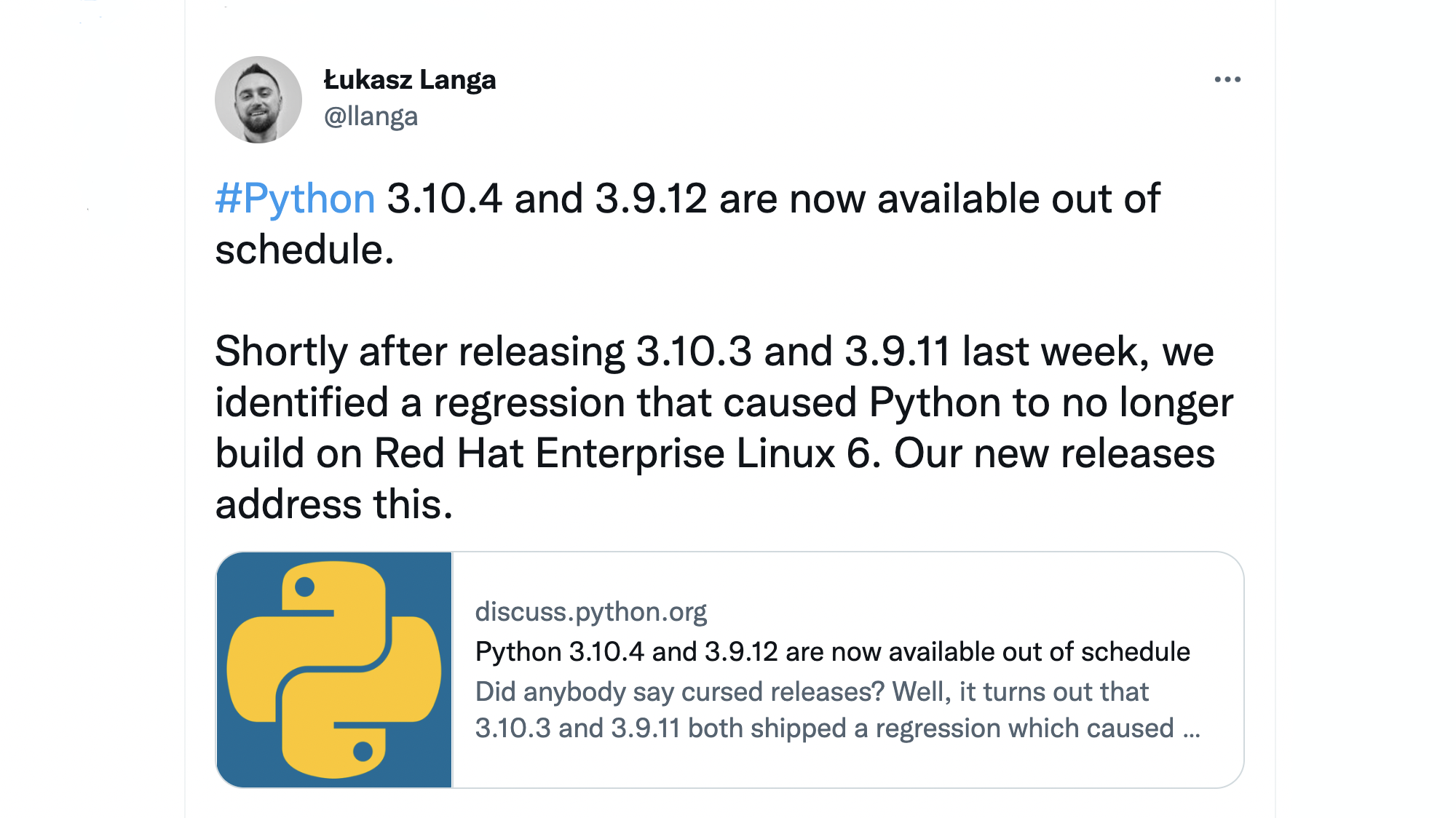 Release Python 3.10.4 and 3.9.12